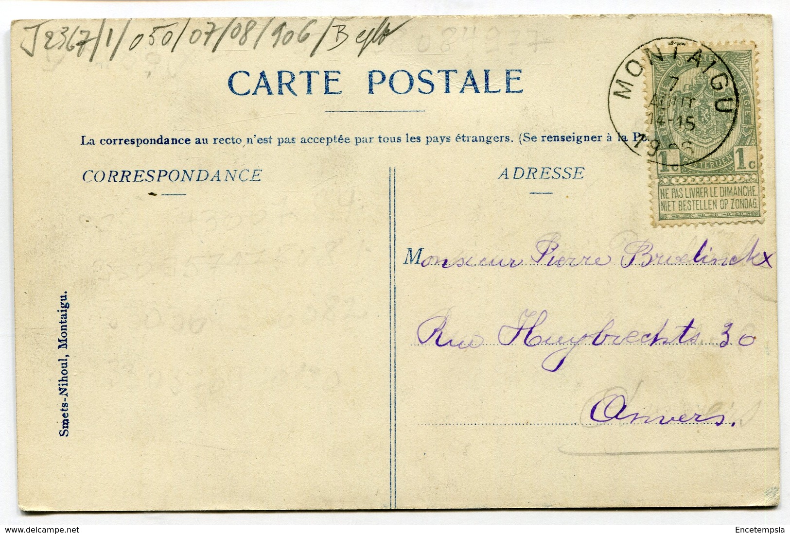 CPA - Carte Postale - Belgique - Souvenir De Montaigu - 1906 (B8759) - Scherpenheuvel-Zichem