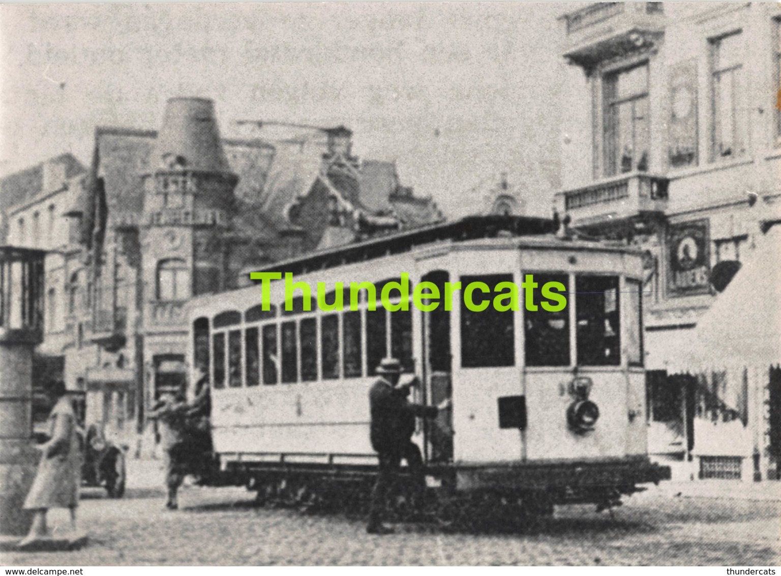 OUDE FOTO 1960'S OOSTENDE 18 CM X 13 CM ANCIENNE PHOTO OSTENDE TRAM - Lieux