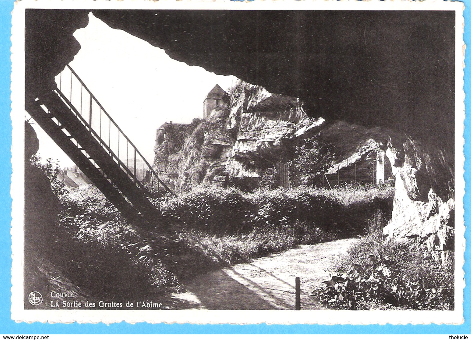 Belgique-Couvin-+/-1938-La Sortie DesGrottes De L'Abîme-Edit.Institut St.Joseph, Frères Maristes - Couvin