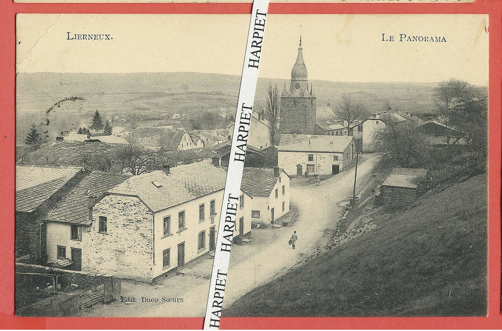 LIERNEUX  -  Magnifique lot de 17 cartes postales anciennes