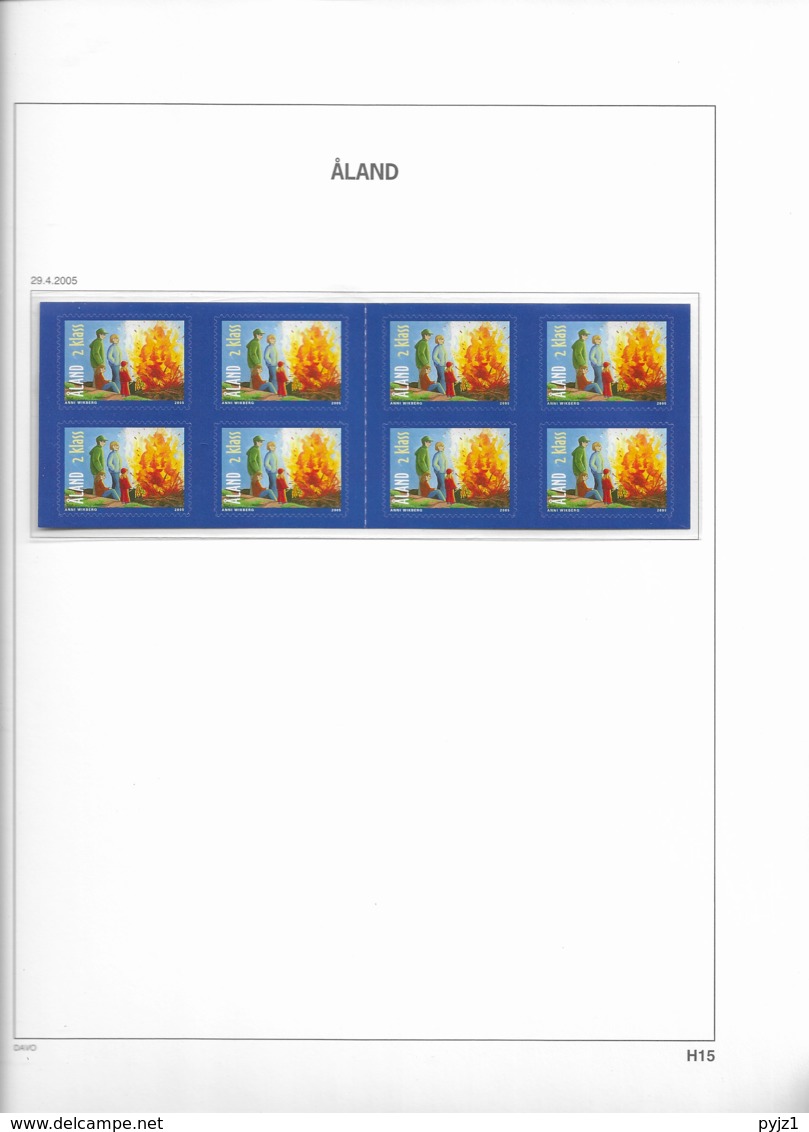 Aland 1984-2012 Almost Complete Collection In DAVO Album - Colecciones (en álbumes)