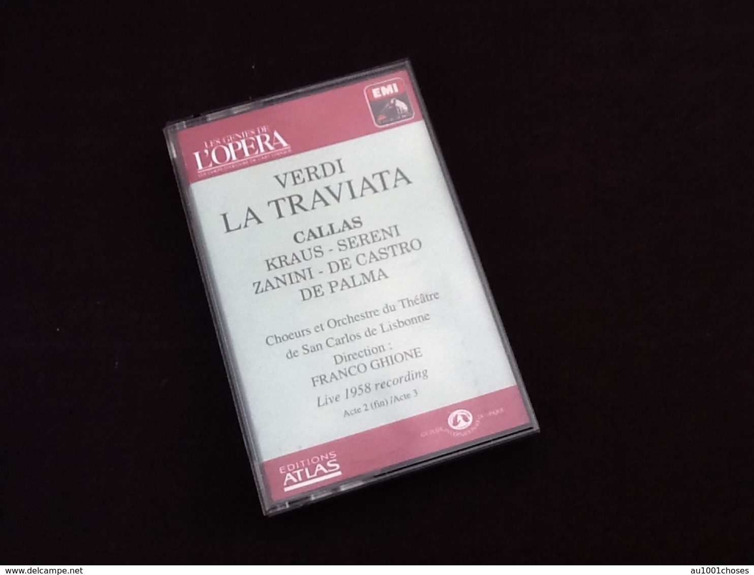 Cassette Audio  Verdi    La Traviata - Cassettes Audio