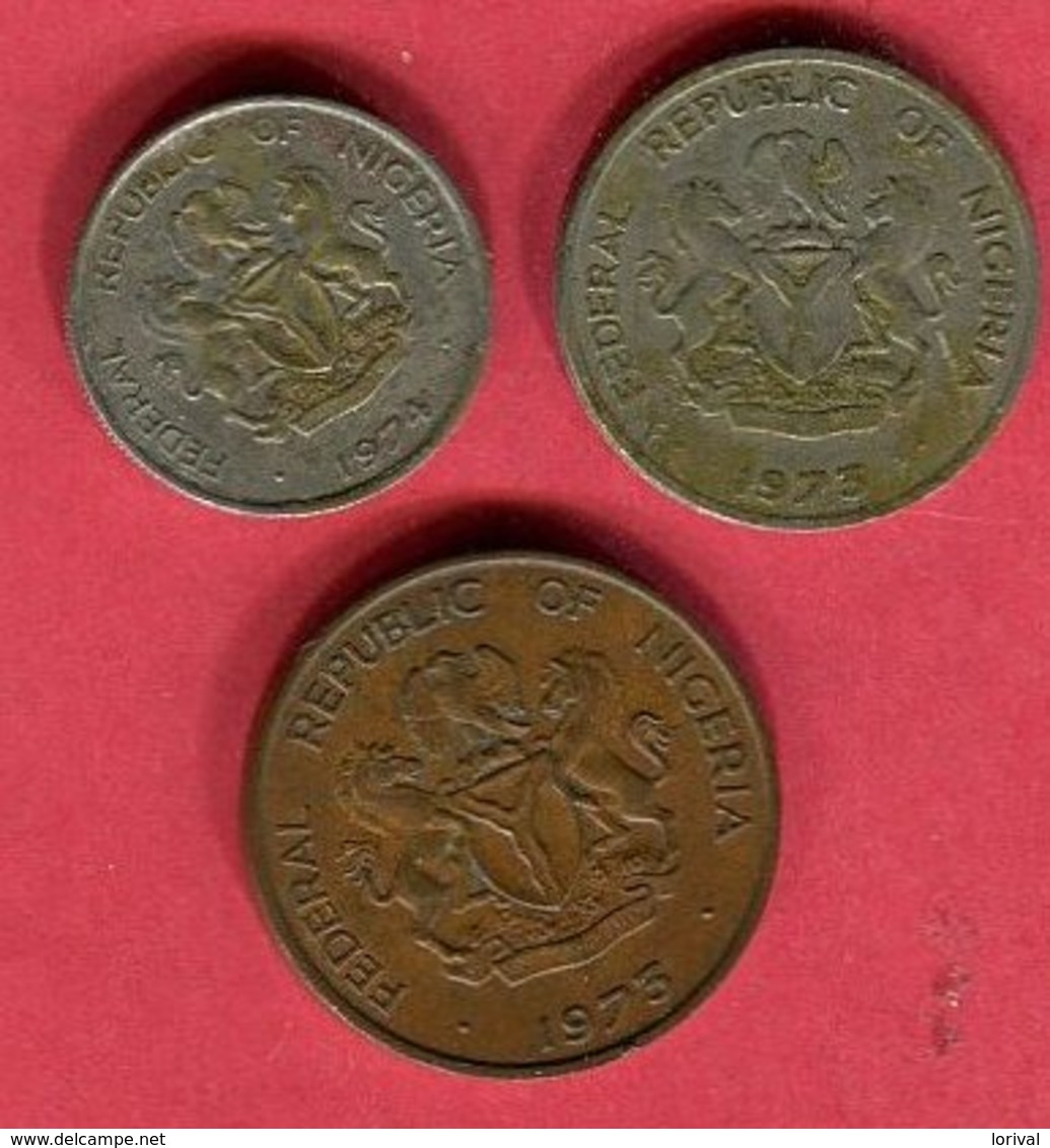 LOT3 MONNAIES DIFFERENTES TB 3 - Nigeria