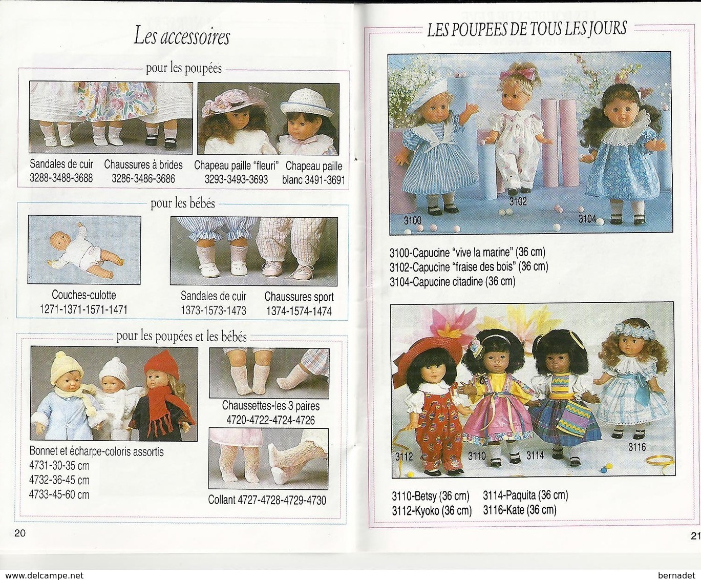 POUPEE COROLLE ... CATALOGUE 1987 .. 32 PAGES EN COULEURS .. CATHERINE REFABERT - Dolls