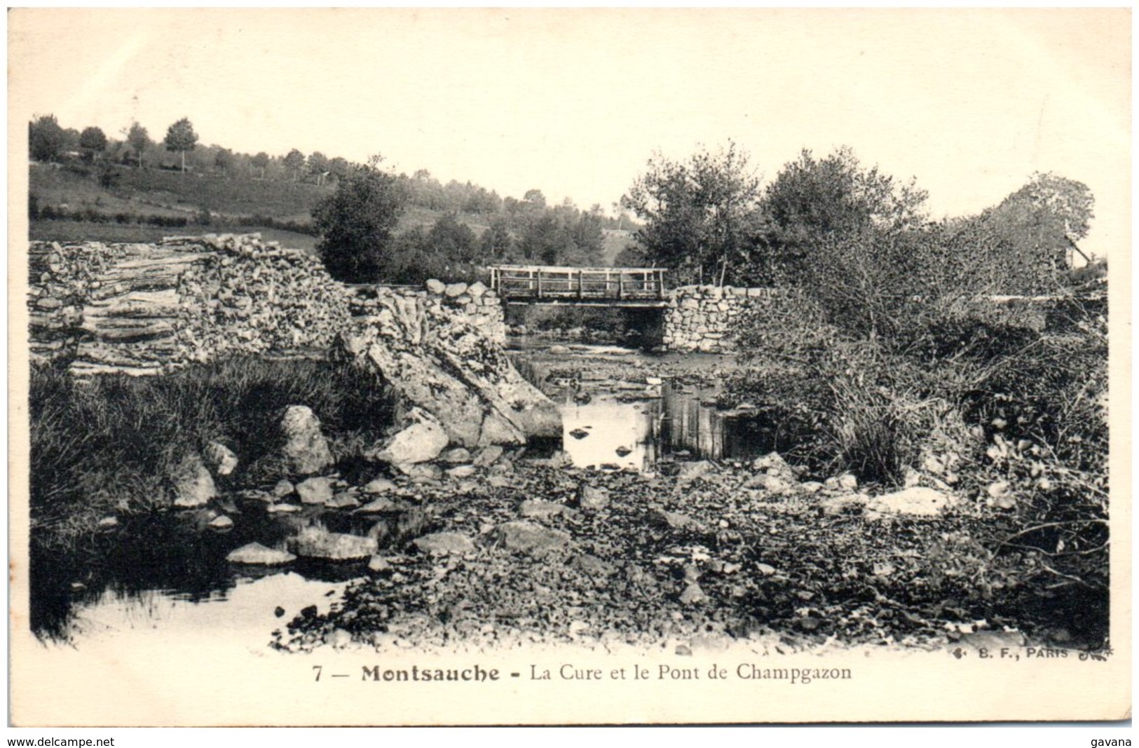58 MAONSAUCHE - La Cure Et Le Pont De Champgazon - Montsauche Les Settons