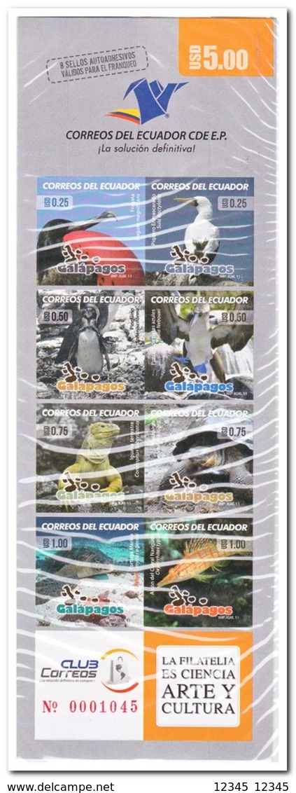 Ecuador 2011, Postfris MNH, Nature, Birds, Animals ( 2 Booklets, Carnets ) - Ecuador