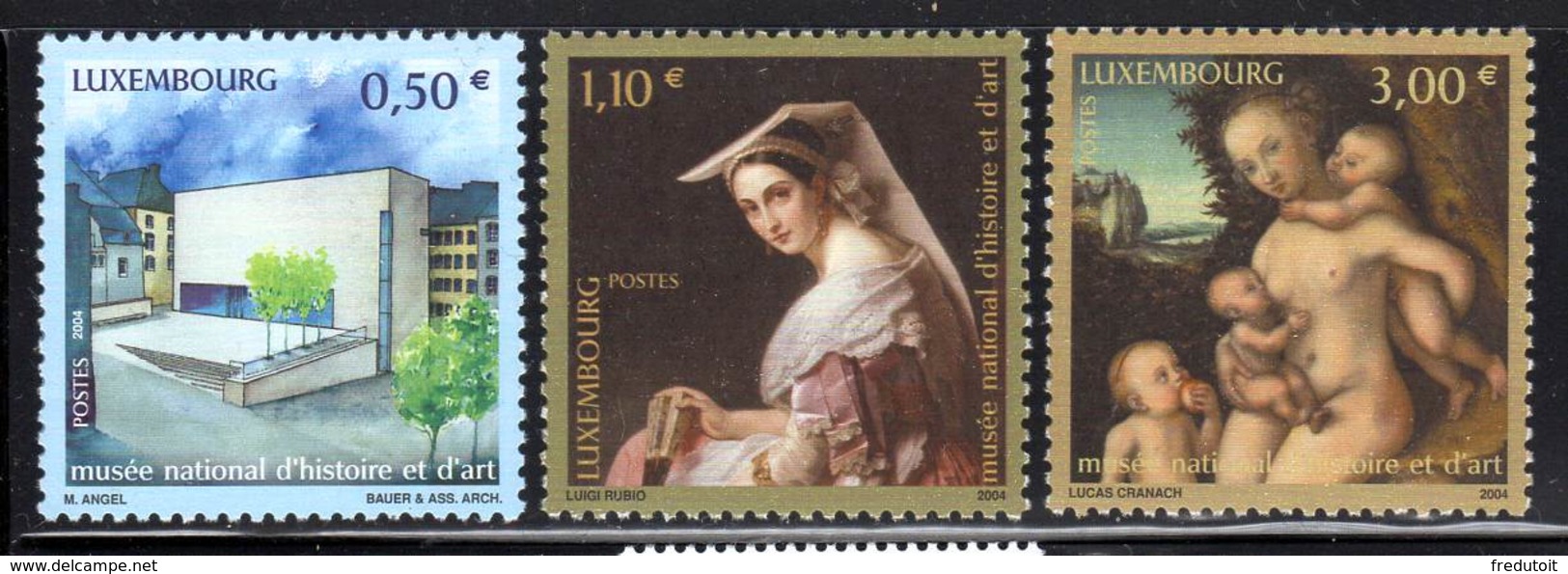 LUXEMBOURG - N°1596/8 ** (2004) Arts - Unused Stamps