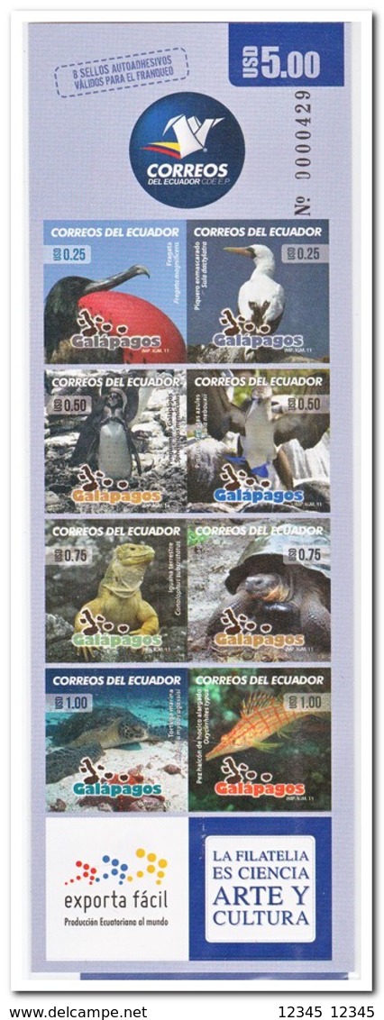 Ecuador 2011, Postfris MNH, Animals, Birds, Nature ( 2 Booklets, Carnets ) - Ecuador