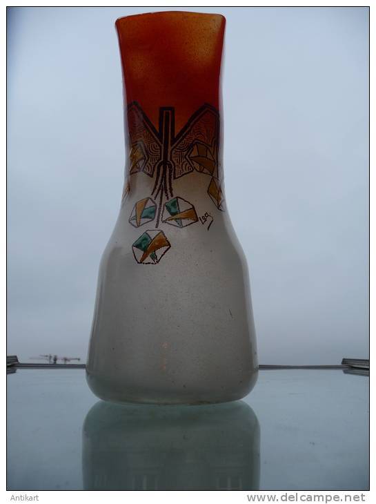 RARE - Vase LIBERTY Legras , Parfait état, Superbe Accord Avec Les 70's - Verre & Cristal