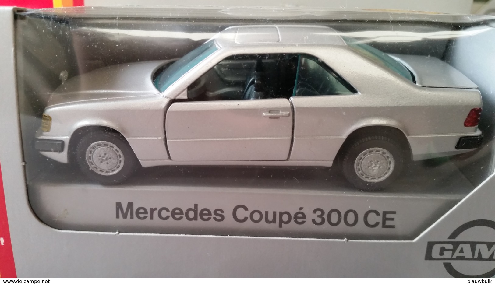 Gama 1168 Mercedes Benz 300 Ce Coupe Silver Metal 1/43 Mib - Schabak