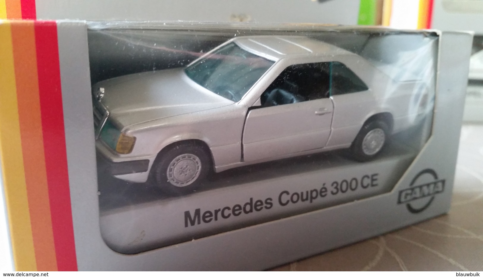Gama 1168 Mercedes Benz 300 Ce Coupe Silver Metal 1/43 Mib - Schabak