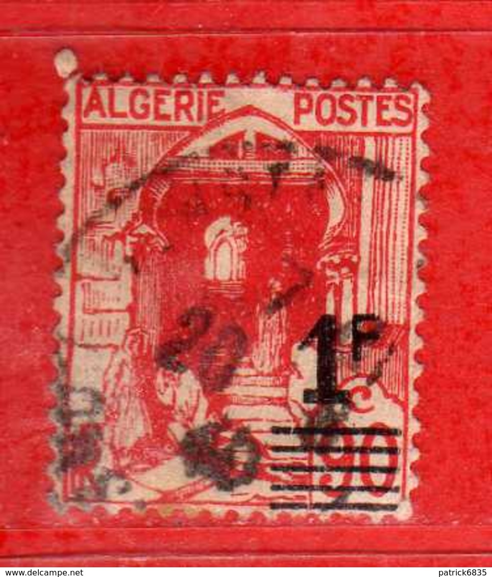 (Us3) ALGERIA - ALGERIE °- 1939-40 - 1f. Sur 90c.  Yvert. N° 158A. Oblitéré .  Vedi Descrizione - Usati