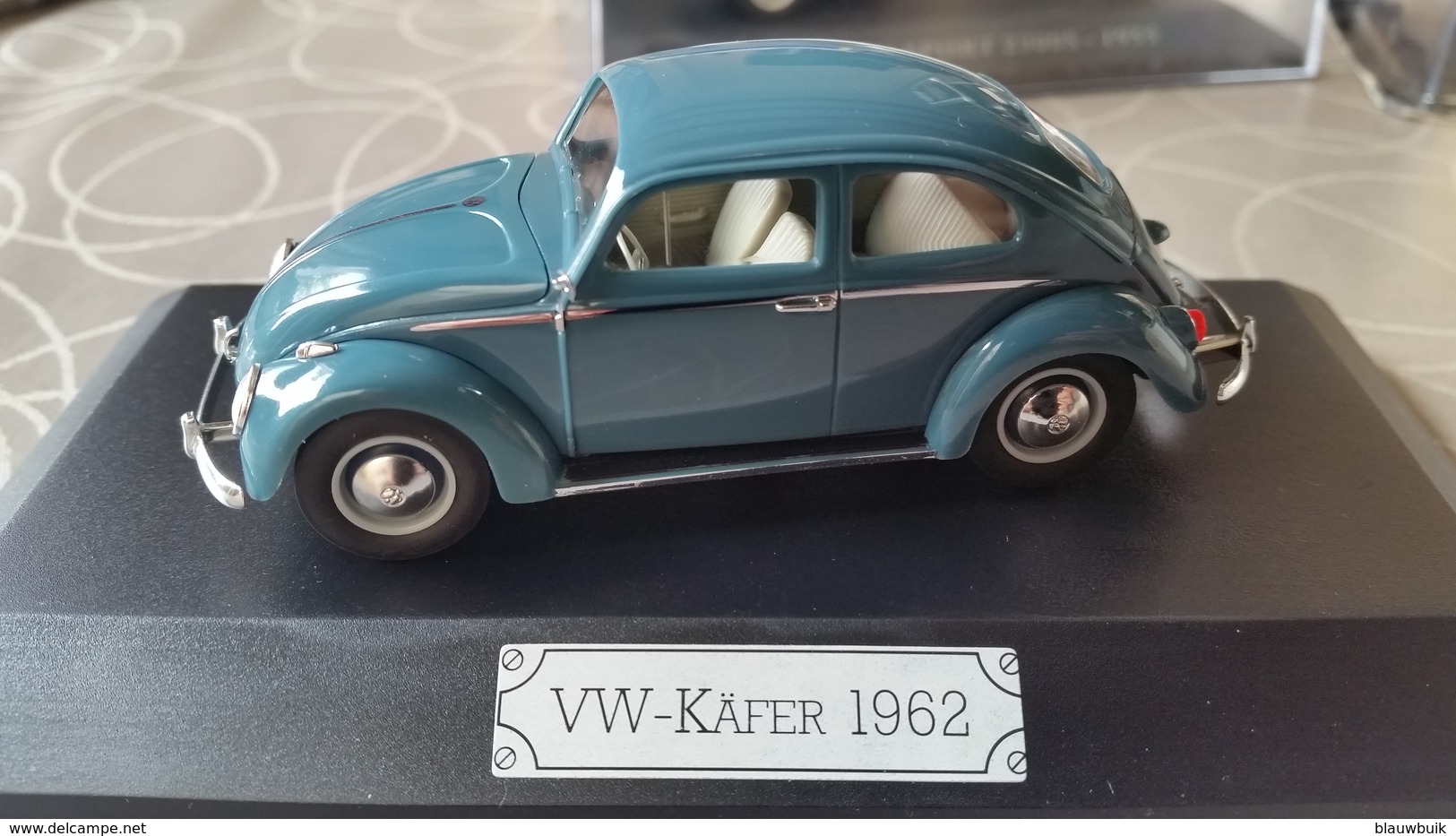 Faller 4351 VW Käfer 1962 - Uitgegeven In De "memory Car Series" (grijs Blauw) MIB - Other & Unclassified