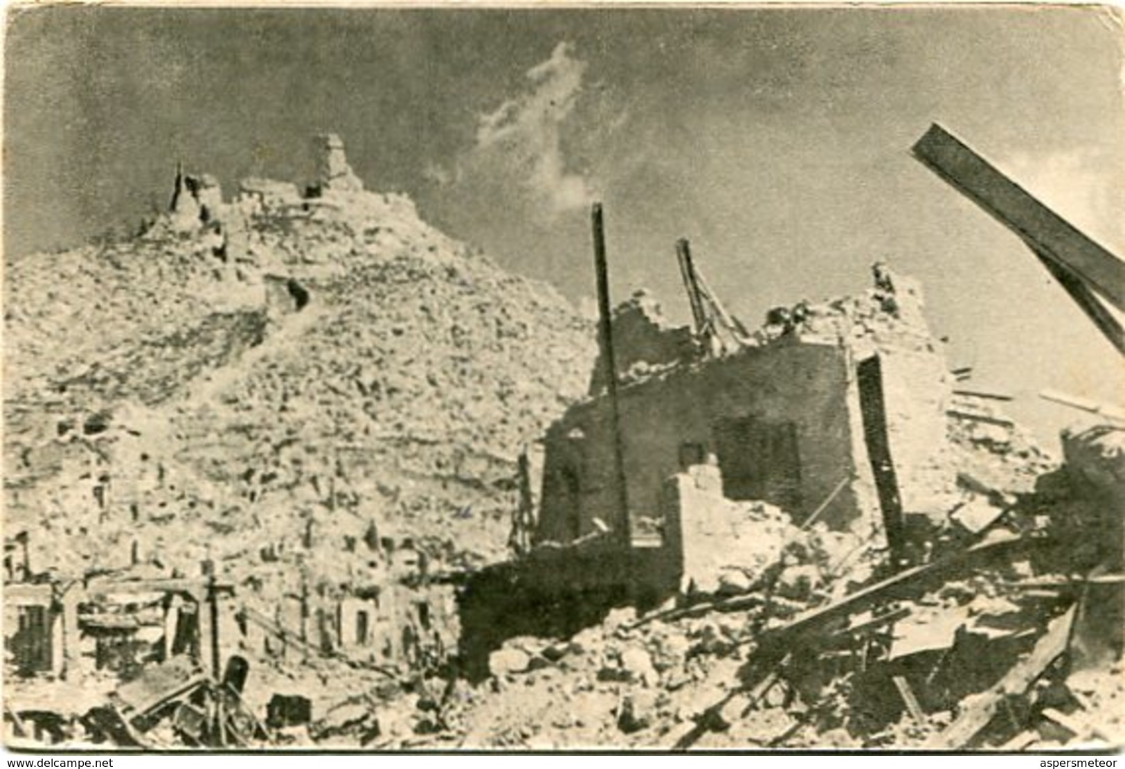 LE ROVINE DI MONTECASSINO (MAGGIO 1944). ITALIA POSTAL CPA NOT CIRCULATED - LILHU - Frosinone