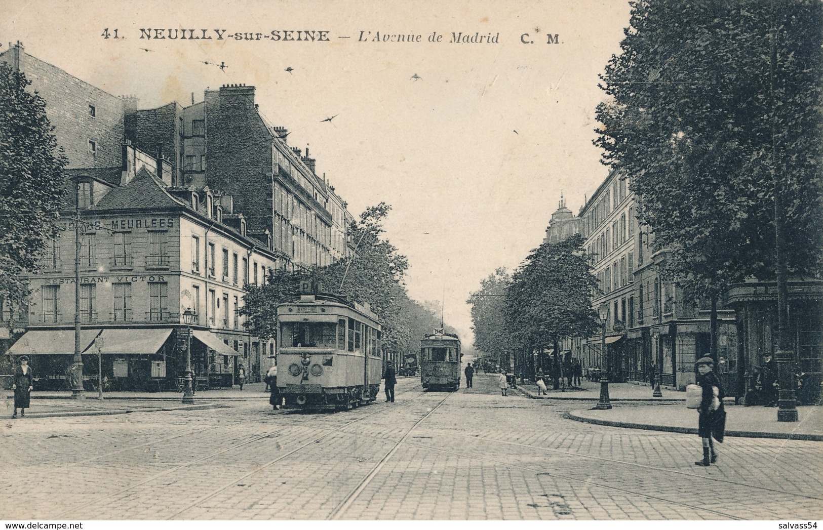 92) NEUILLY-SUR-SEINE : Avenue De Madrid (Tramway) - Neuilly Sur Seine