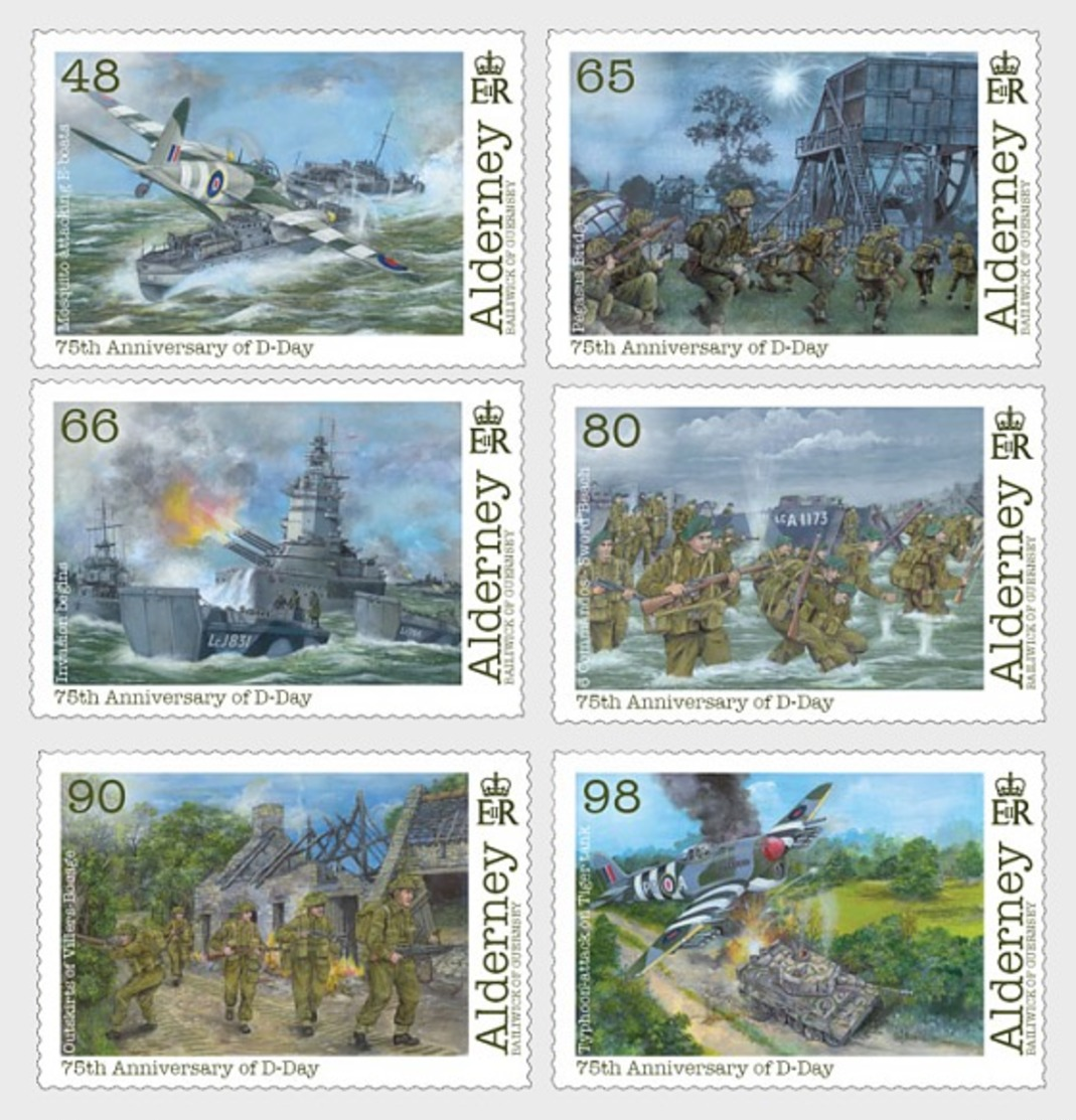 H01 Alderney 2019 75th Anniversary Of D-Day MNH Postfrisch - Alderney