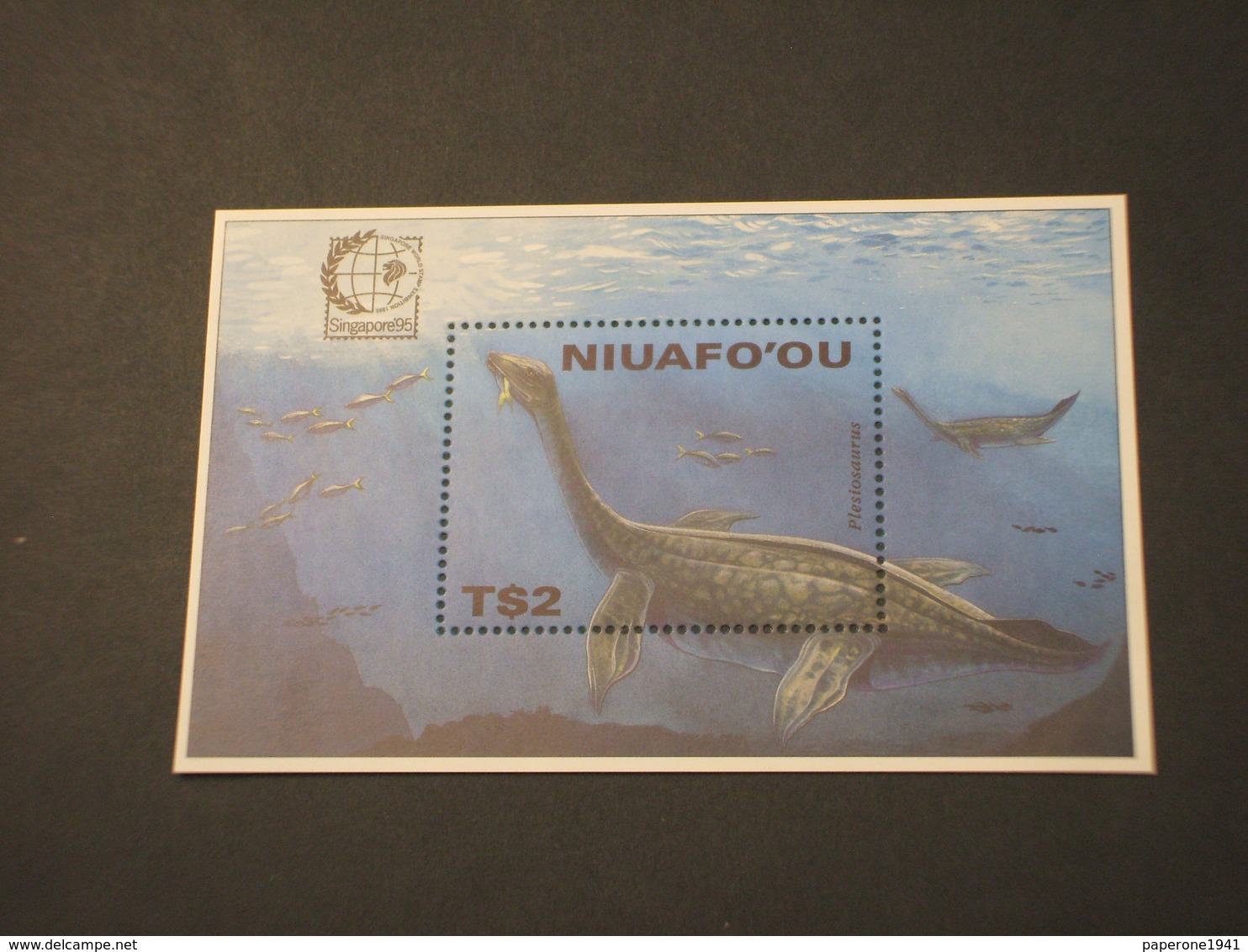 TONGA-NIUAFOOU - BF 1995 PLESIOSAURO - NUOVO(++) - Tonga (1970-...)