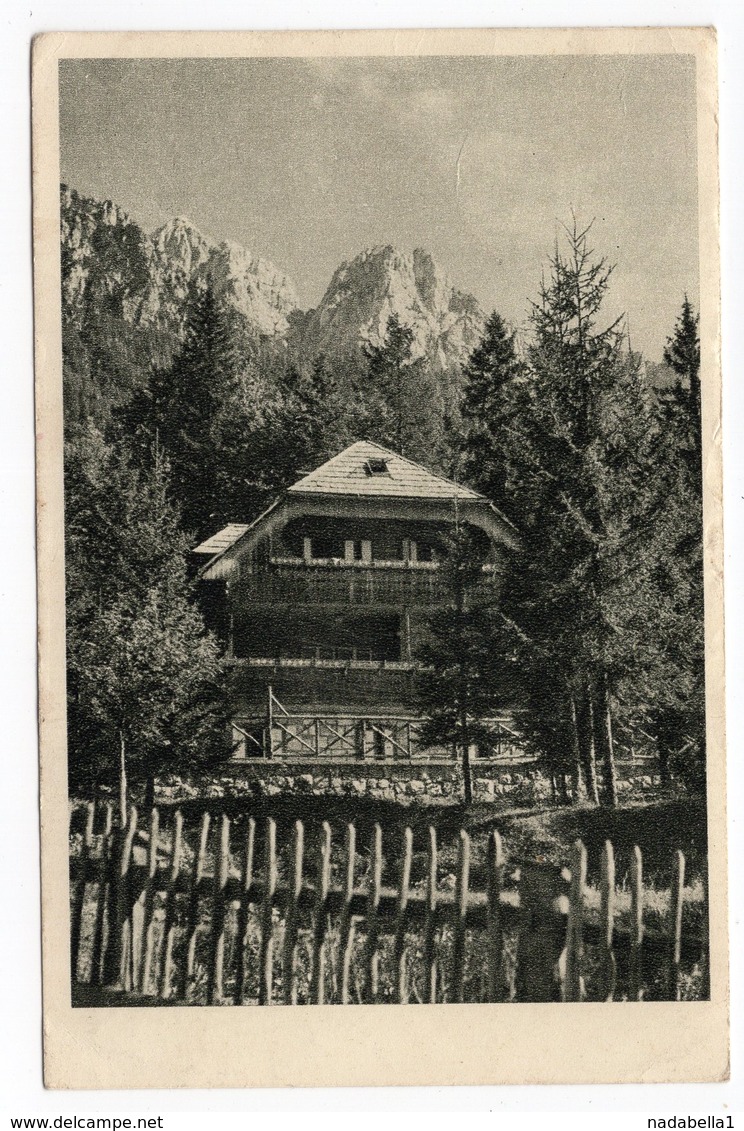 1951 YUGOSLAVIA, SLOVENIA, KRANJSKA GORA TO RATECE-PLANICA, ILLUSTRATED POSTCARD,  USED - Yugoslavia