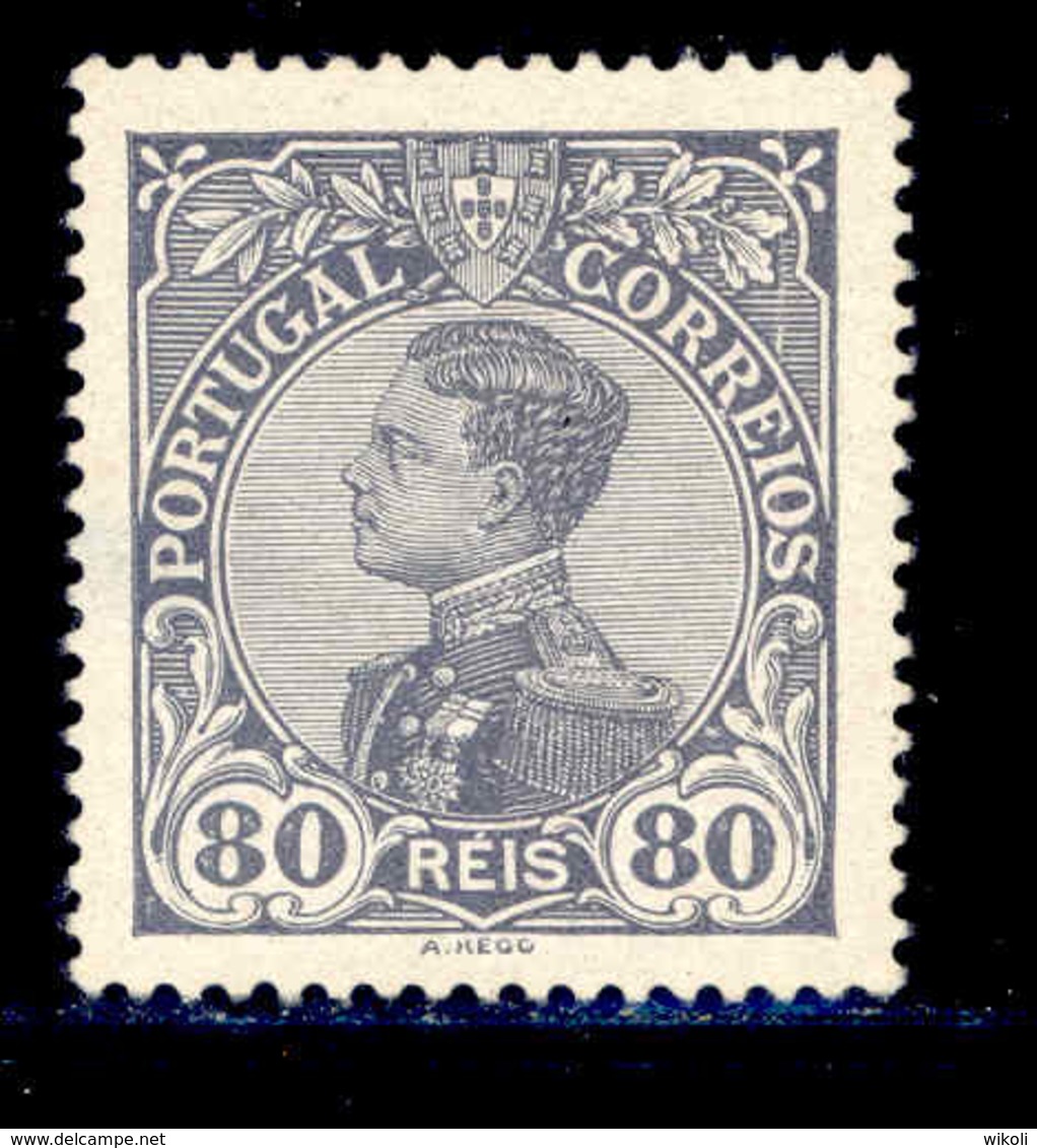 ! ! Portugal - 1910 D. Manuel 80 R - Af. 164 - MH - Neufs