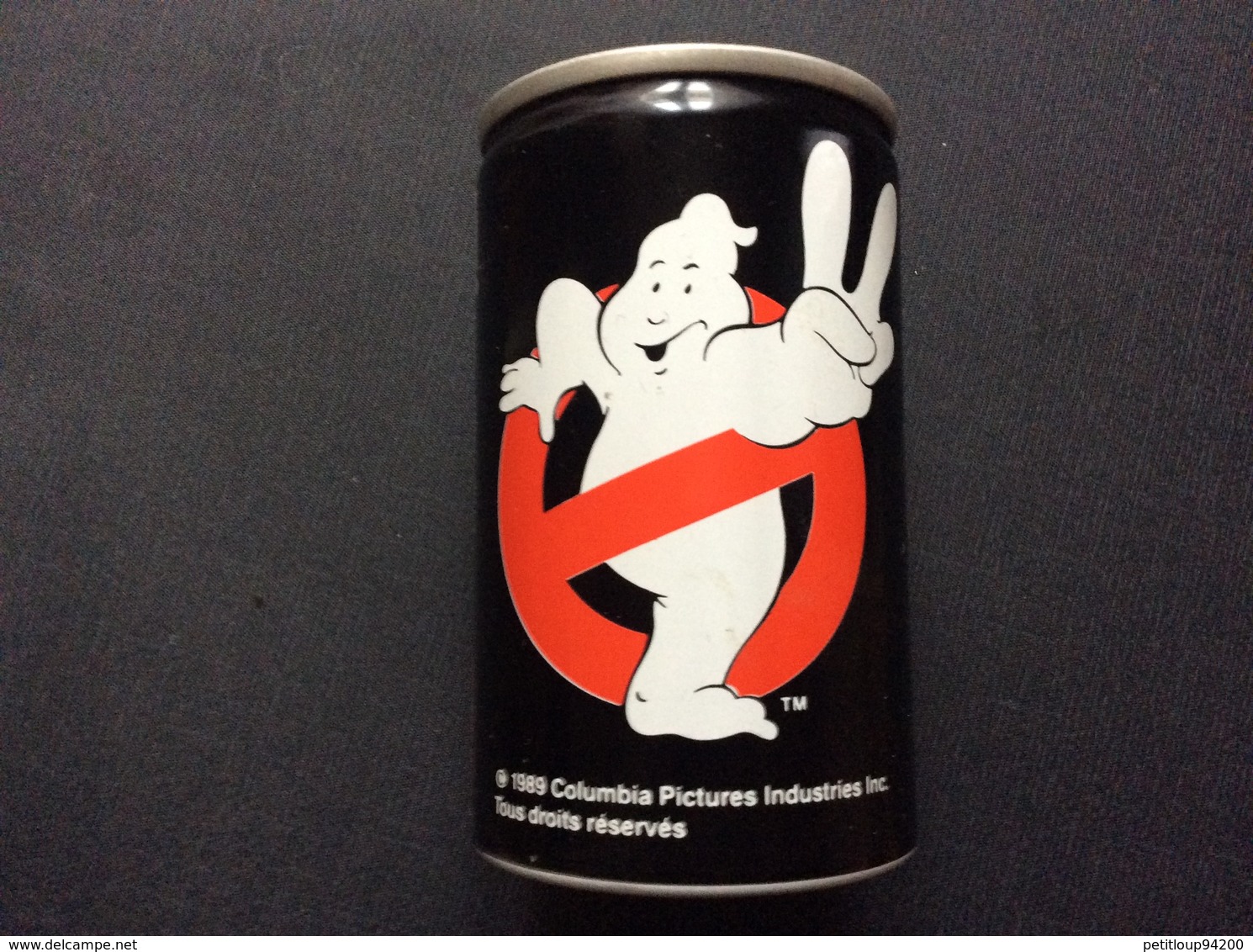 CANNETTE COCA COLA  BURGER KING *Sos Fantômes *Ghostbusters Burger King Coca Cola Ghost In A Unopened Can FRANCE 1989 - Latas