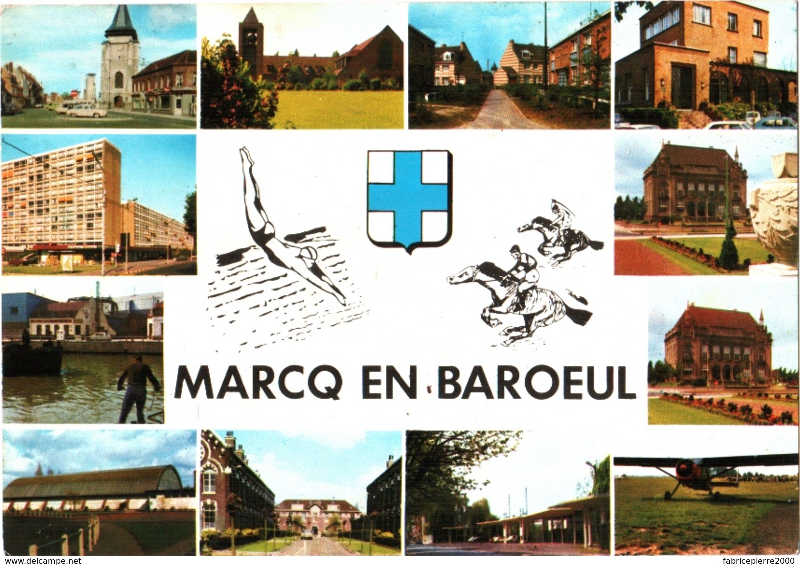 CPM 59 (Nord) Marcq-en-Baroeul - Multivues 1975 - Marcq En Baroeul