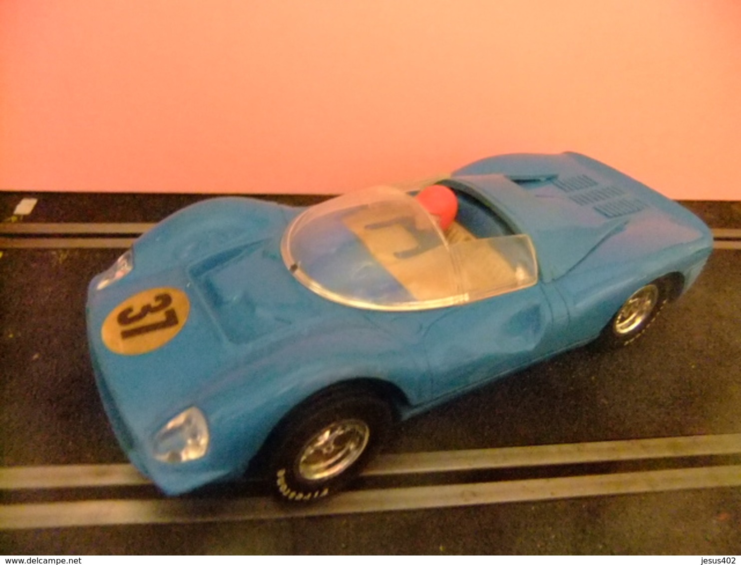 SCALEXTRIC EXIN FERRARI GT 330 ref C 41 AZUL Made in Spain