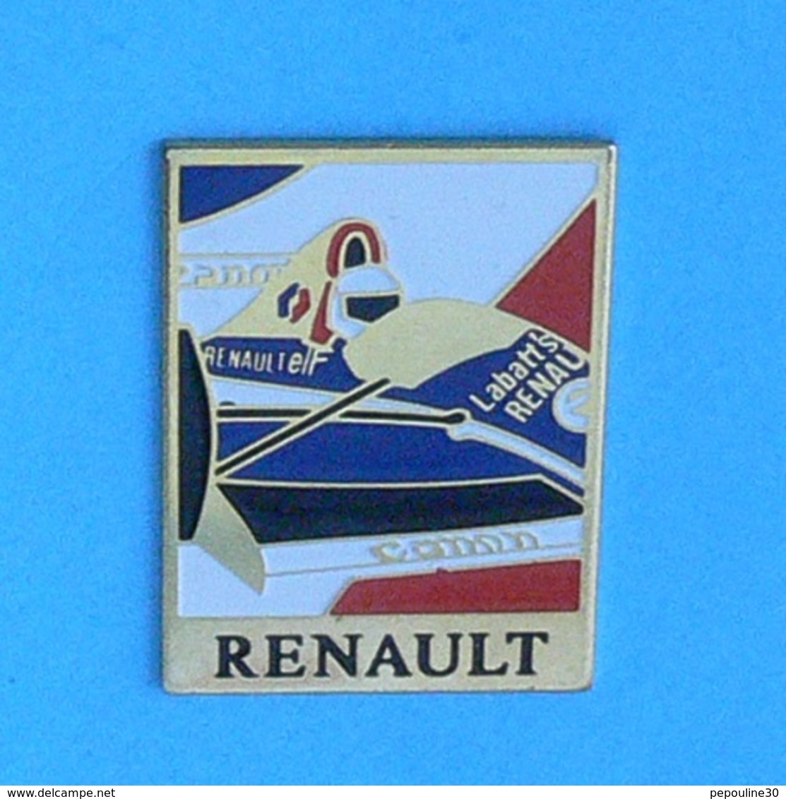 1 PIN'S  //  ** RENAULT F1 / ELF / CAMEL / CANON ** - F1