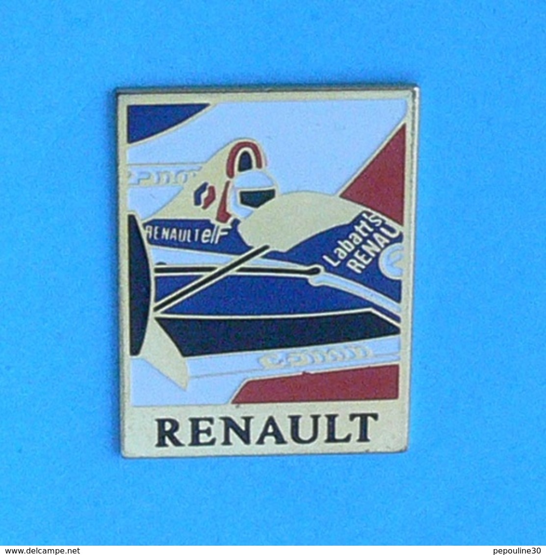 1 PIN'S  //  ** RENAULT F1 / ELF / CAMEL / CANON ** - F1