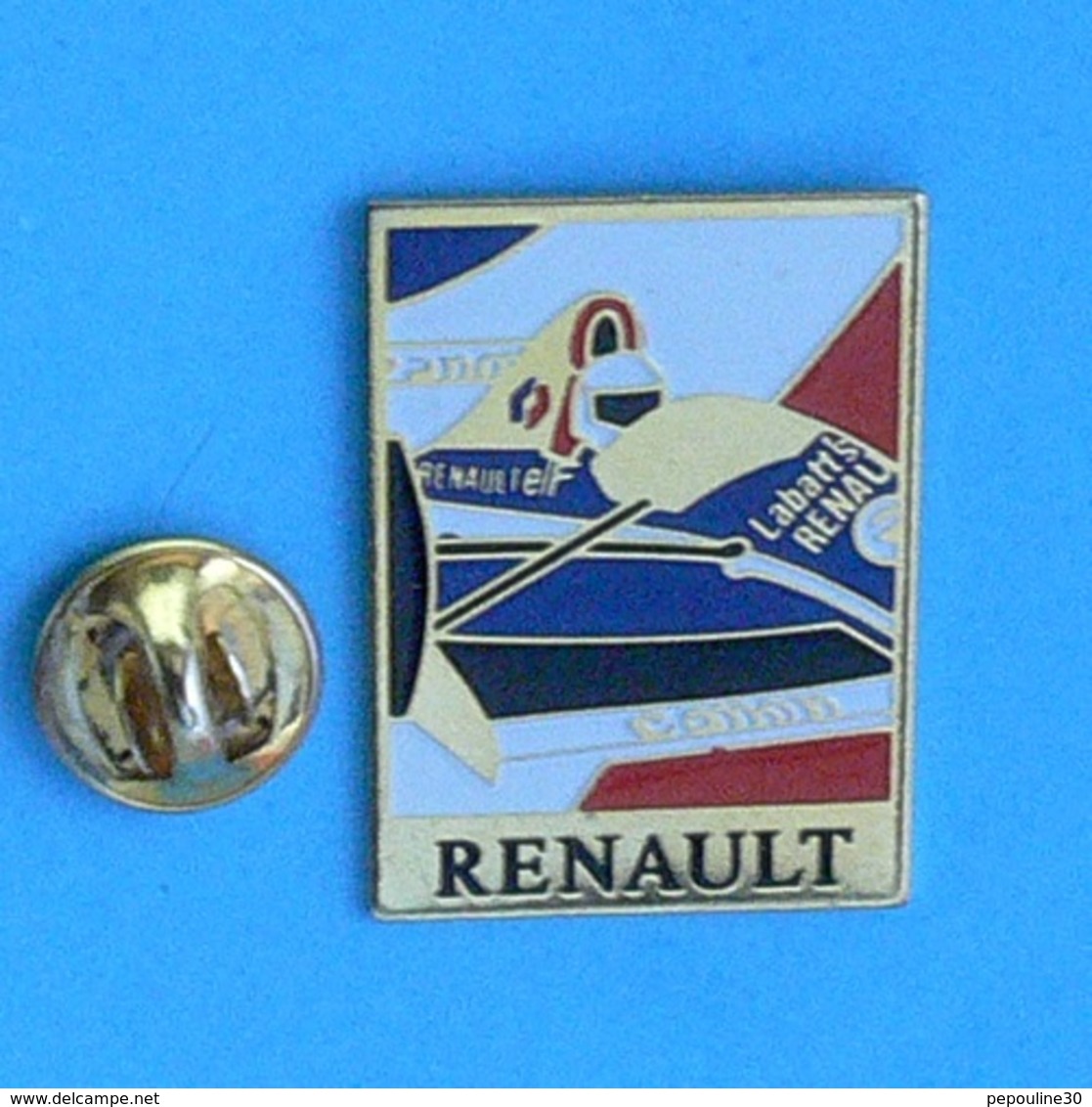 1 PIN'S  //  ** RENAULT F1 / ELF / CAMEL / CANON ** - F1