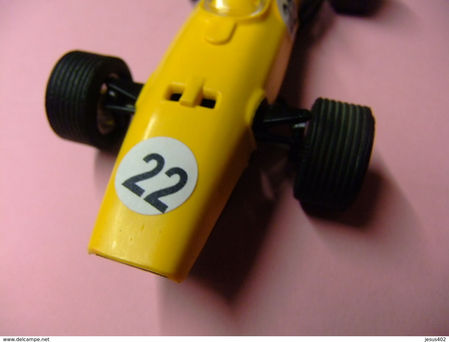 SCALEXTRIC HONDA F 1 Segunda Serie Ref. C 36 Amarillo / Negro Made In Spain - Circuits Automobiles