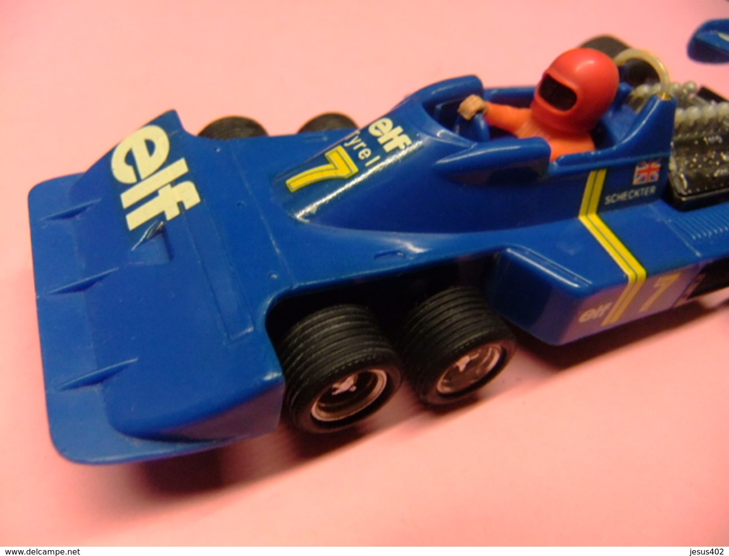 SCALEXTRIC TYRRELL P 34 Ref 4054 Azul / Scheckter / Made In Spain - Road Racing Sets