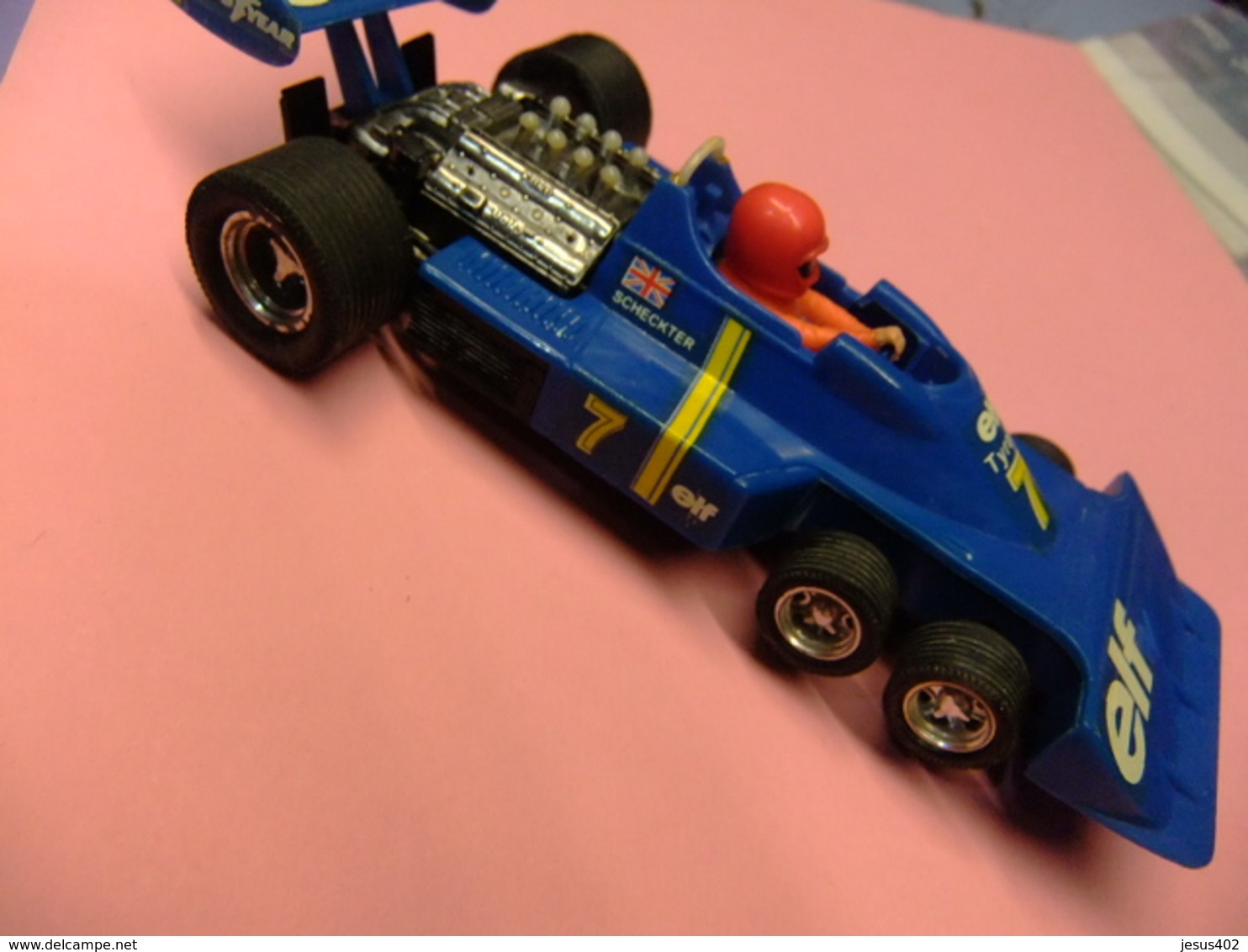 SCALEXTRIC TYRRELL P 34 ref 4054 Azul / Scheckter / Made in Spain