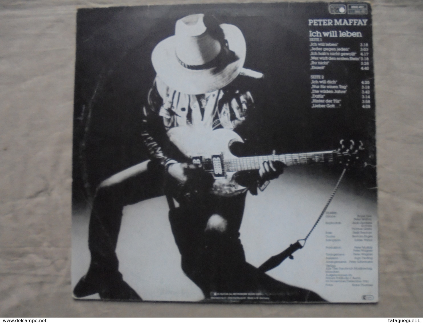 Disque Vinyle 33 T - Peter MAFFEY Ich Will Leben 1982 - Rock