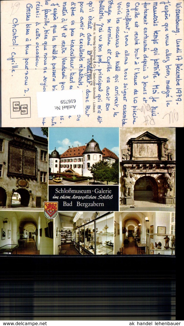 616759,Mehrbild Ak Bad Bergzabern Schlo&szlig;museum Galerie Schloss - Sonstige & Ohne Zuordnung