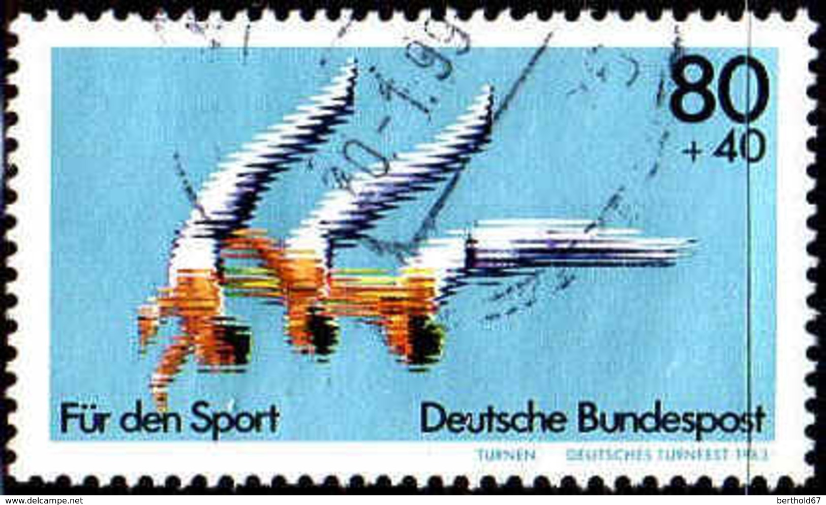 RFA Poste Obl Yv:1004 Mi:1172 Für Den Sport Turnen Deutsches Turnfest (cachet Rond) - Used Stamps