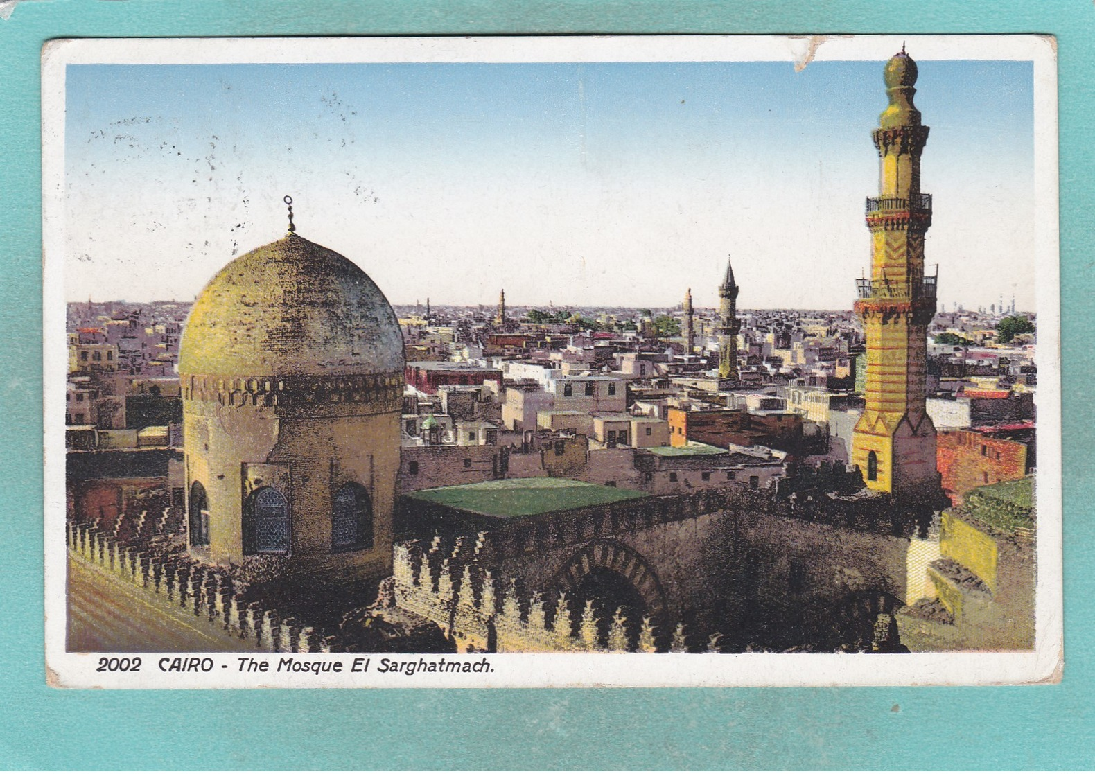 Small Post Card Of The Mosque El Sarghatmach,Cairo,Egypt,V99. - Cairo