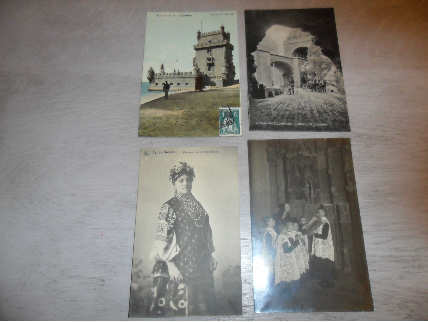 Beau lot de 60 cartes postales du monde        Mooi lot van 60 postkaarten van de wereld - 60 scans