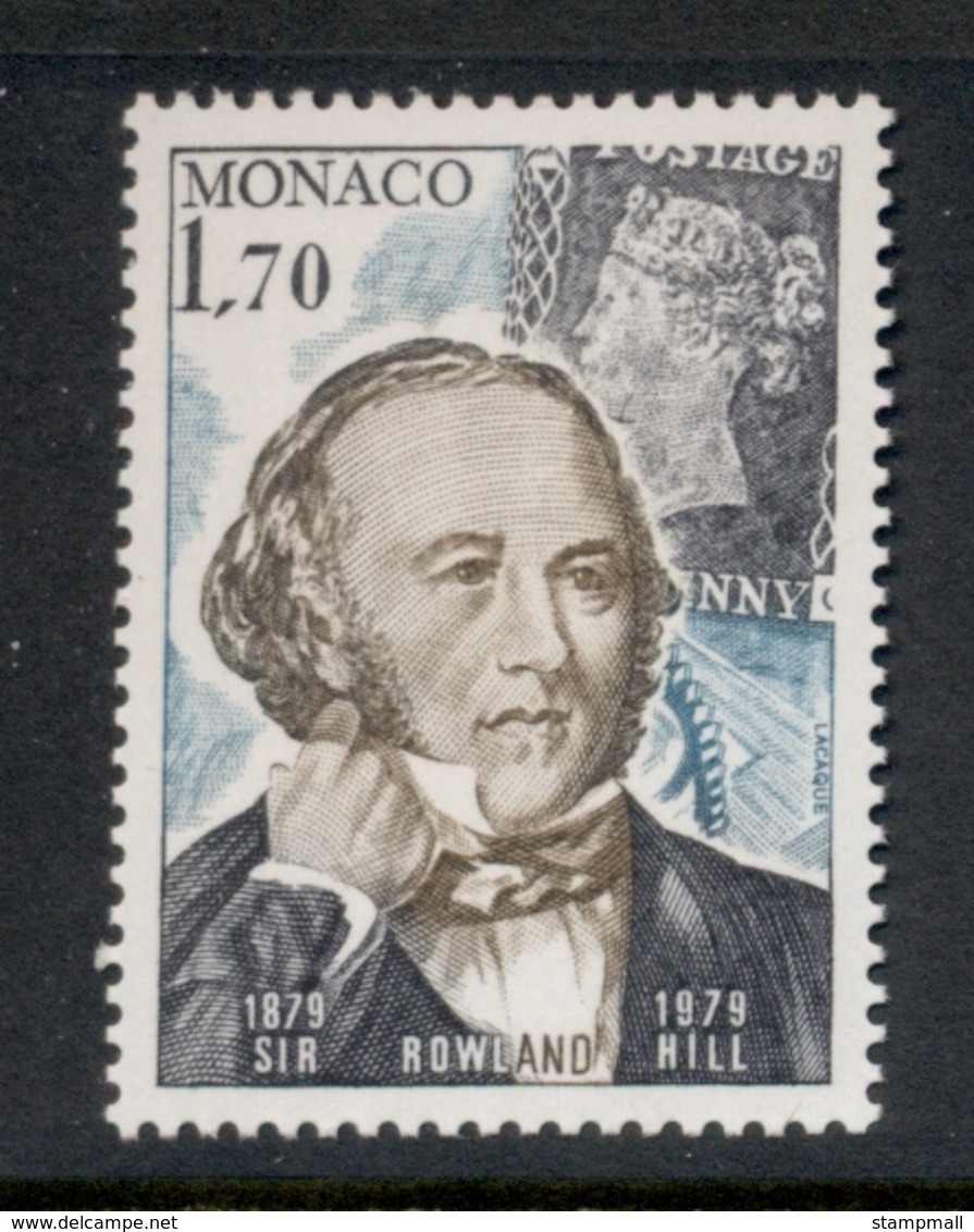 Monaco 1979 Sir Rowland Hill Death Centenary MUH - Unused Stamps