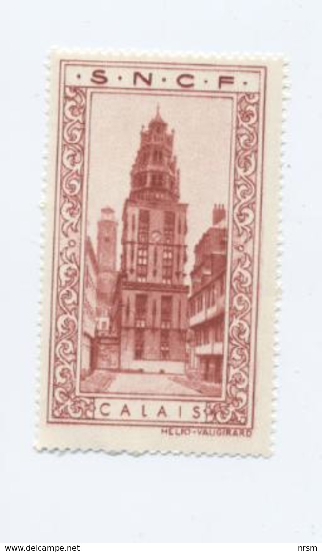 Vignette SNCF / CALAIS (Pas De Calais) / RARE - Altri & Non Classificati