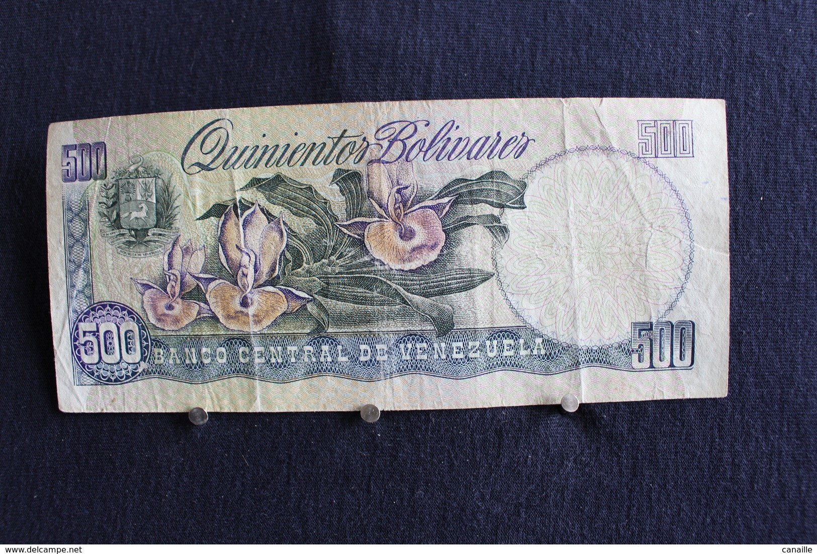 26 / Banco Central De La Venezuela - 500  Bolivares - ( Mai ) Mayo. 31 . 1990  / N° B 39785969 - Venezuela