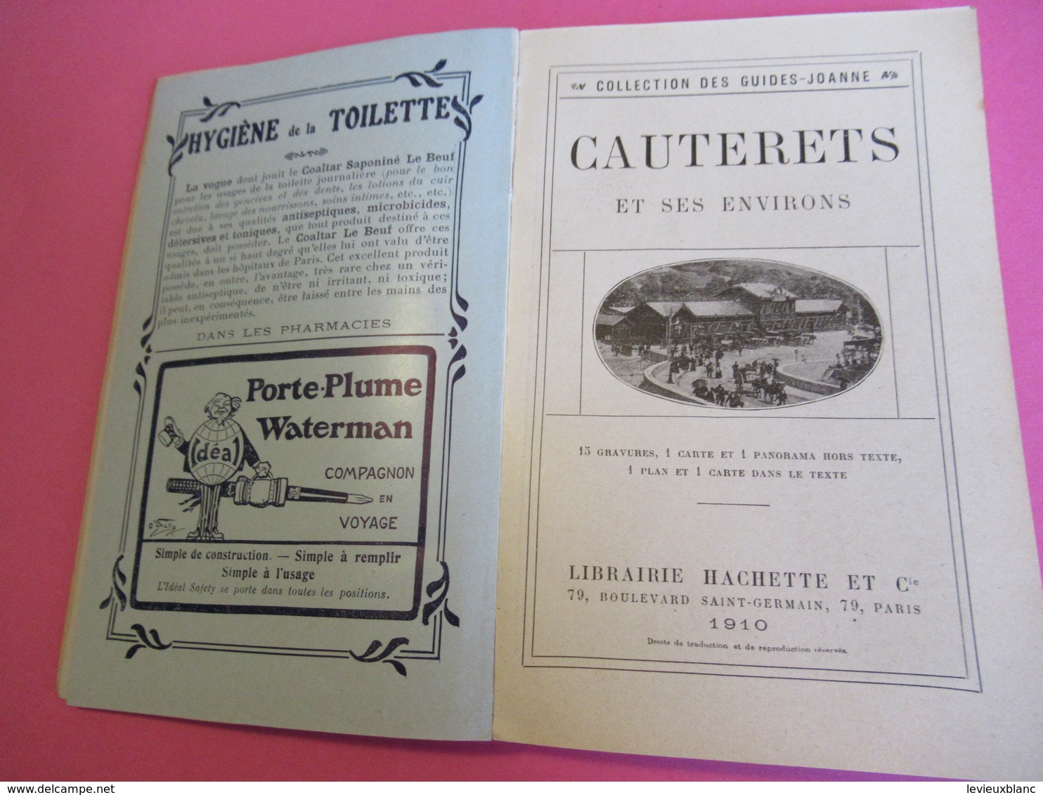 Guides Joanne/ CAUTERETS Et Ses Environs / Hachette Et Cie/ 1910       PGC274 - Dépliants Turistici