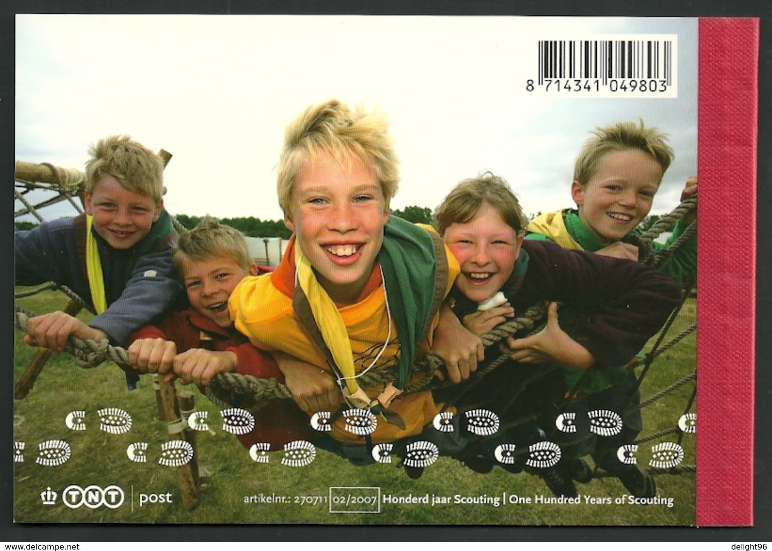2007 Netherlands Europa: Centenary Of Scouting Prestige Booklet (** / MNH / UMM) - 2007