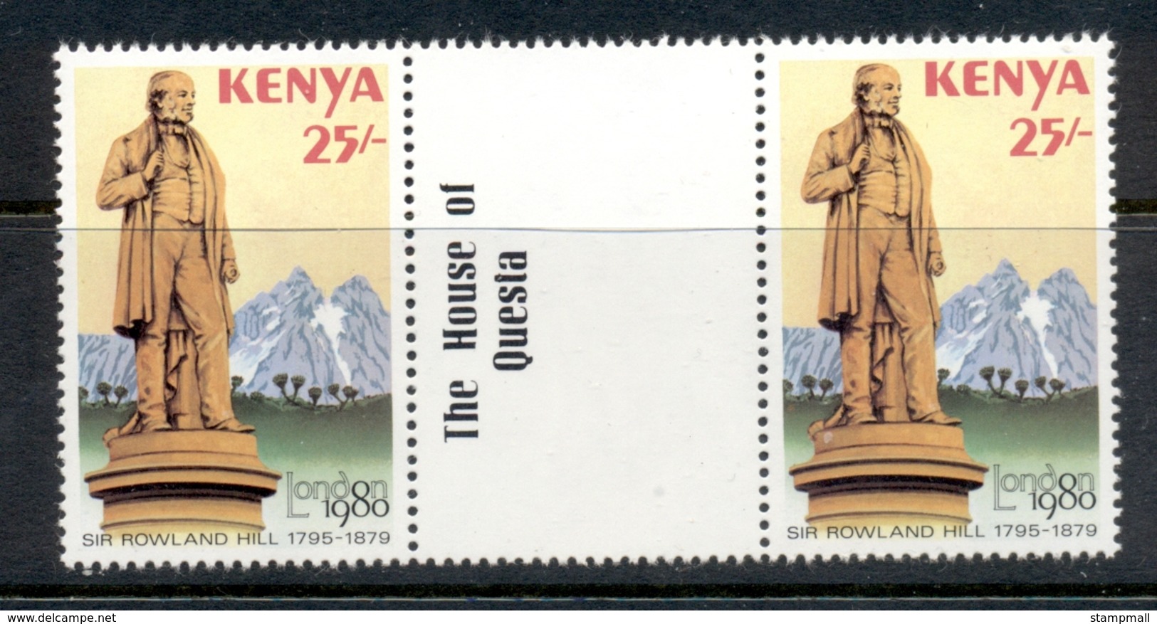 Kenya 1979 Sir Rowland Hill Death Centenary, London '80 Gutter PrMUH - Kenya (1963-...)