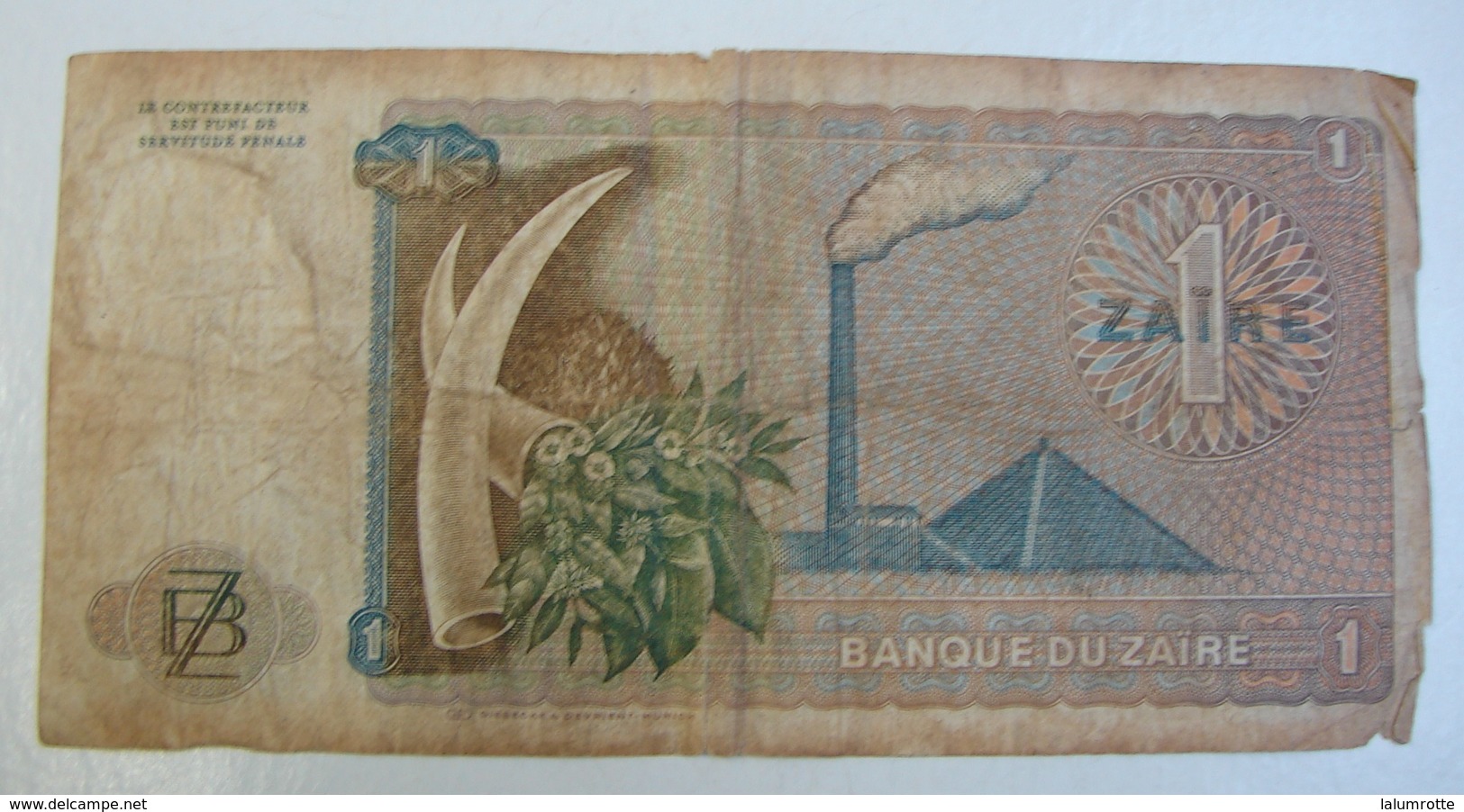 Billet. 18. Un Zaïr - Zaïre