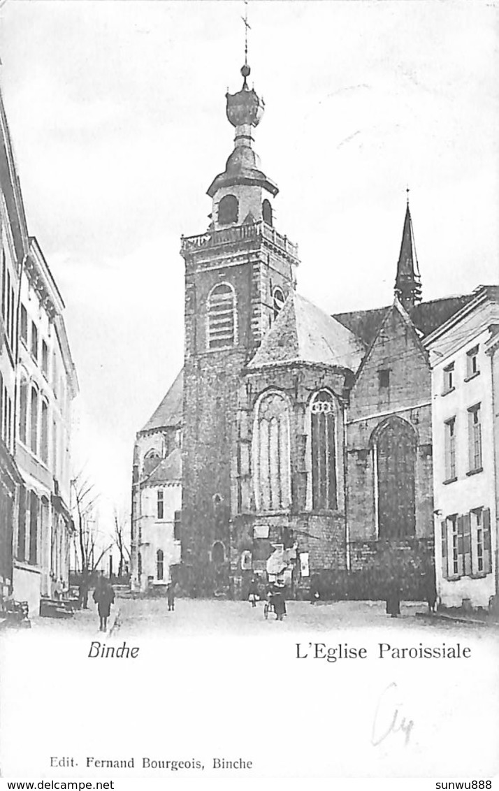 Binche - L'Eglise Paroissiale (Edit. Fernand Bourgeois 1905) - Binche