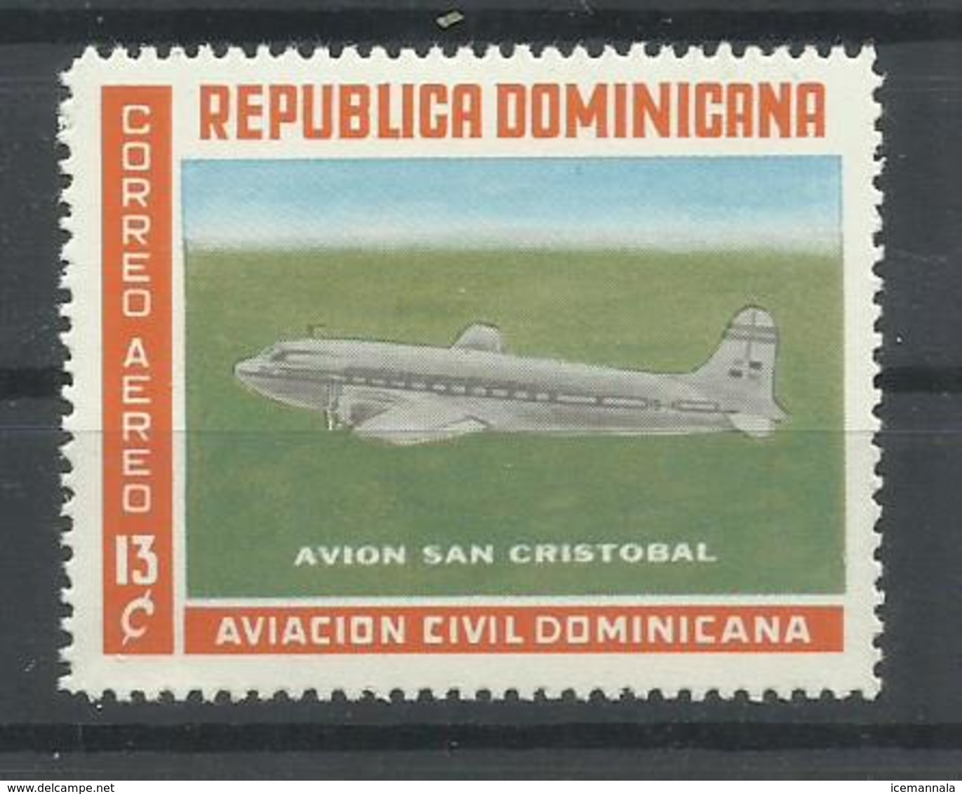 DOMINICANA  YVERT AEREO   141  MNH  ** - República Dominicana