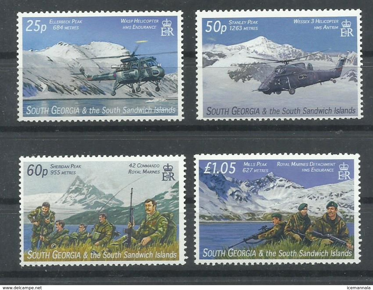 SOUTH GEORGIA YVERT  428/31  MNH  ** - Georgias Del Sur (Islas)