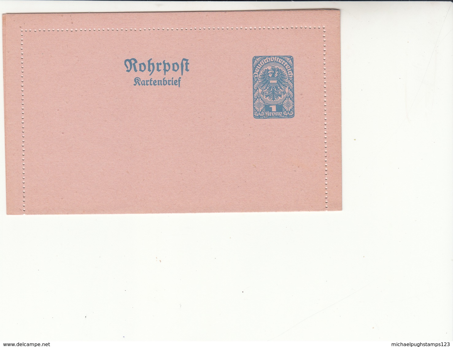 Austria / Rohrpost / Stationery / Pneumatic Mail - Altri & Non Classificati