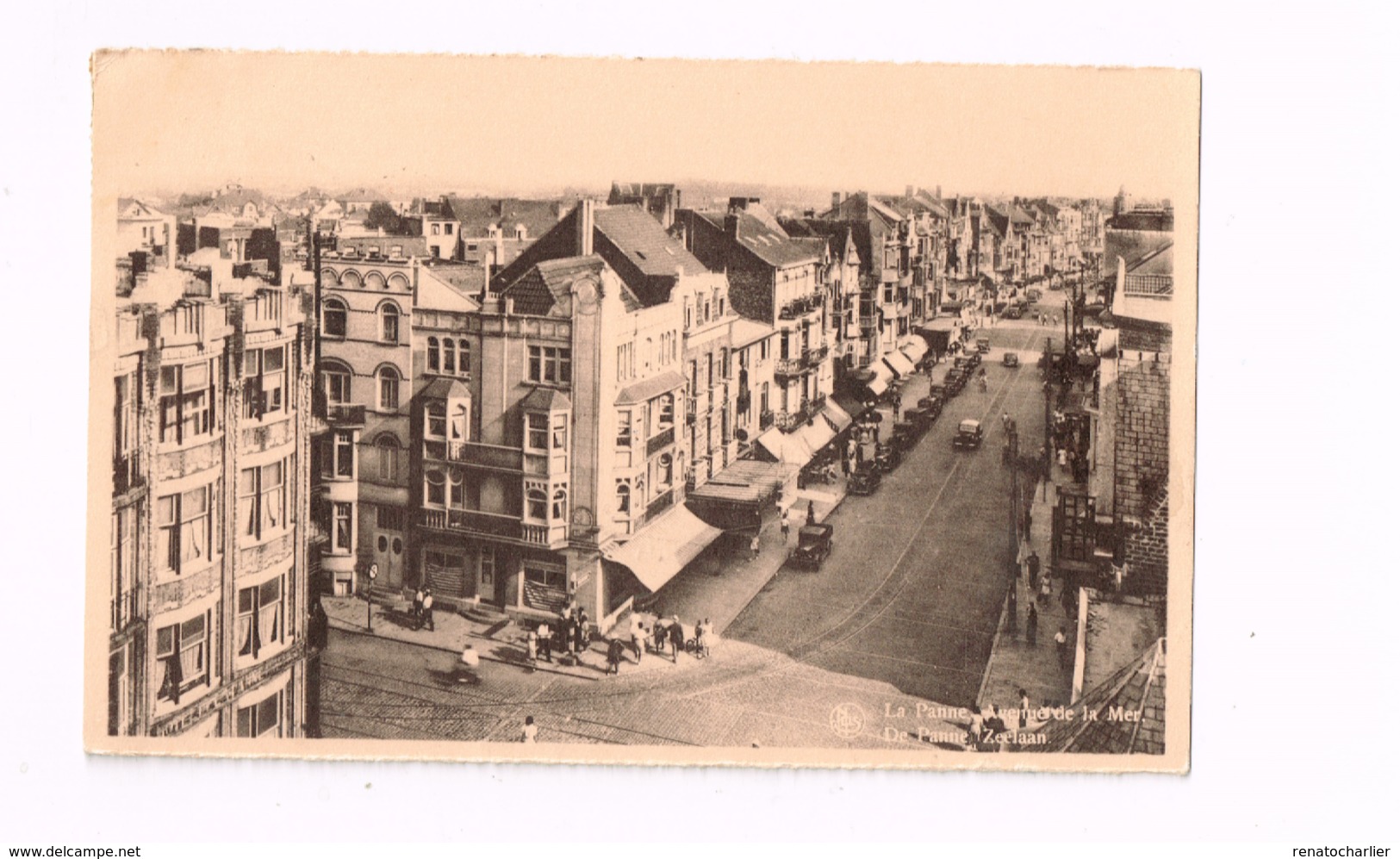 Avenue De La Mer.Expédié à Nivelles.Autos.OLdtimer. - De Panne