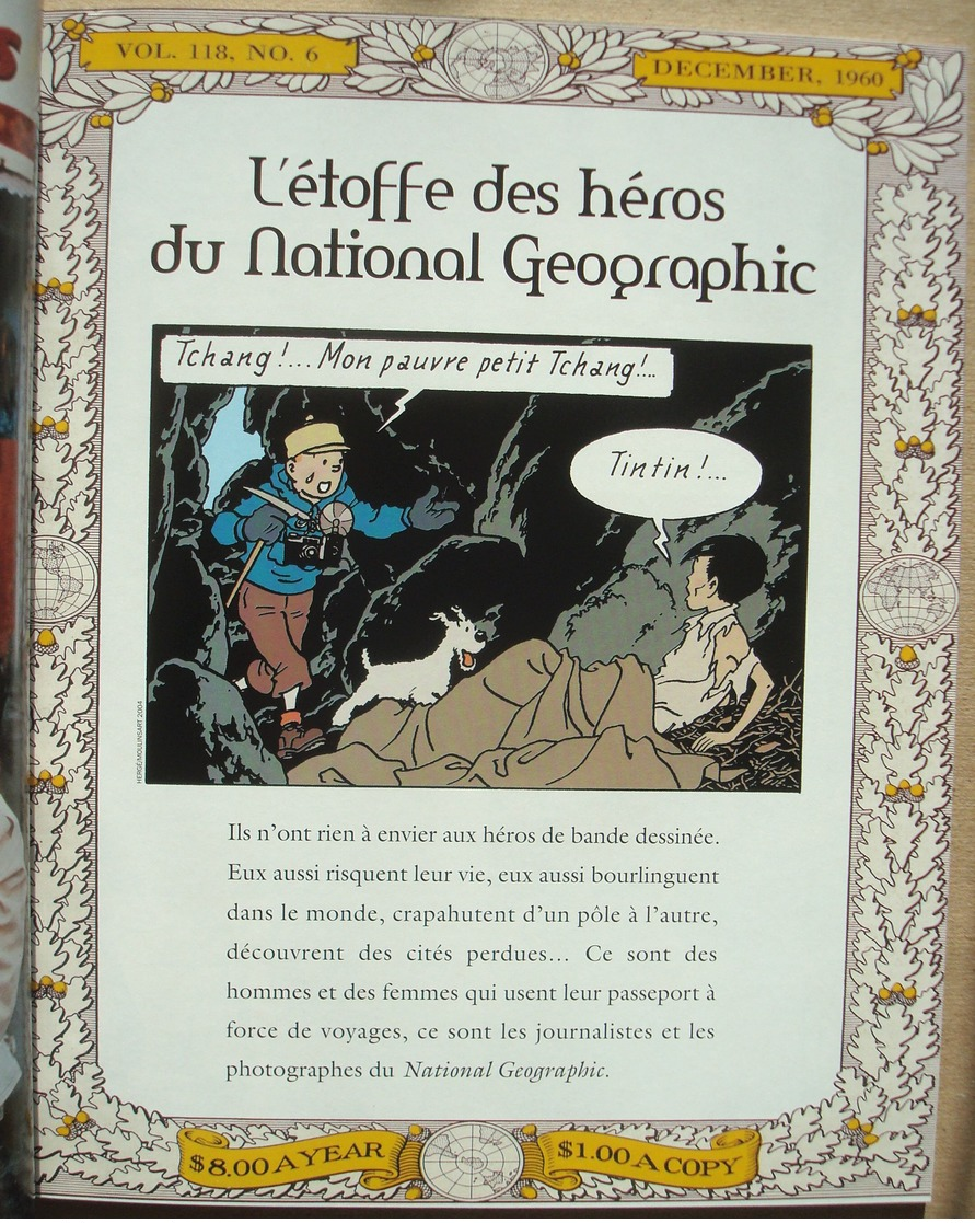 De Tintin Aux Héros D'aujourd'hui. - Quand National Géographic Inspire La BD. - Hors-série 2004. - Dossiers De Presse